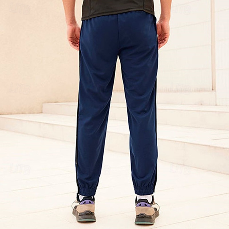 Men's Sweatpants Tear Away Pants Running Pants Athletic Pants Basketball Pants Pocket Elastic Waistband Pants / Trousers Outdoor Sports & Outdoor Athletic Fall Quick Dry Lightweight Soft Marathon3