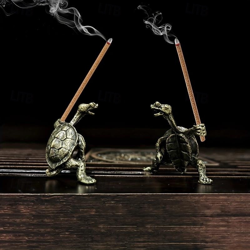 Turtle Incense Holder, Mini Incense Stick Ornament Small Incense Burner Holder, Home Decor3