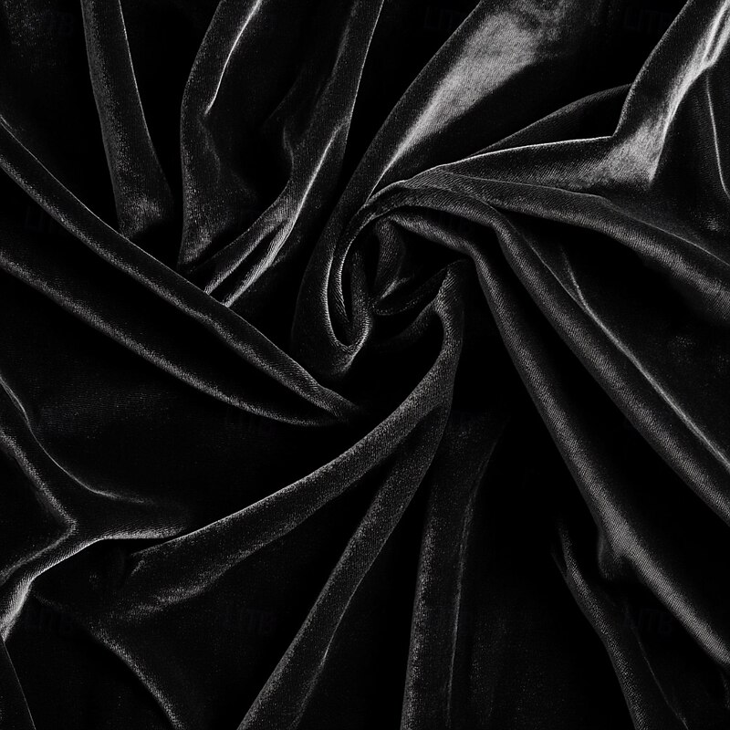 Men's Blazer Jacket Tuxedo Shawl Collar Vintage Party Velvet Solid Colored Blazer Black Standard Fit Single Breasted One-button3