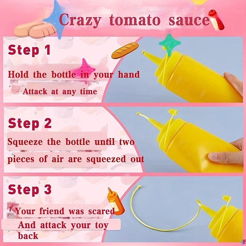 Prank Ketchup Gag Gifts Novelty Gifts Funny Pressure-reducing Scary Toys Prank Toys4