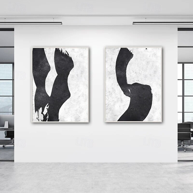 handmade Wabi sabi oil painting handmade Wall Art Set of 2 Beige Abstract Painting on Canvas A Pair Beige Texture oil painting Wall Art Neutral Abstract Wall Art Boho Wal Decor3