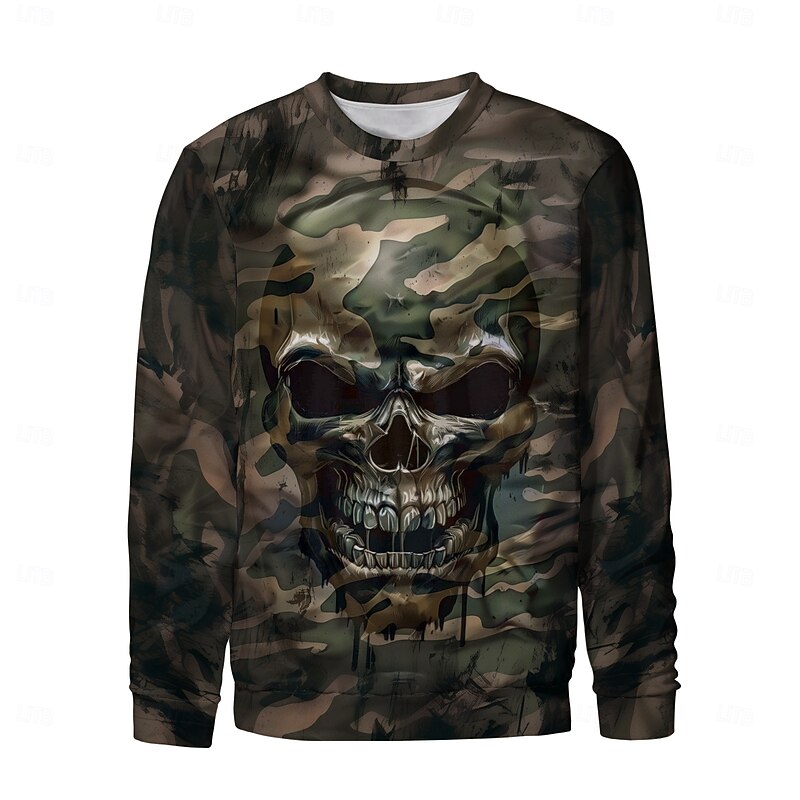 Men's Graphic Dark Sweatshirts Golf Pullover Sweatshirt Long Sleeve Sweatshirt Hooded Vacation Cool Daily Print Vacation Sports Outdoor Going out Printing Winter Spring &  Fall4