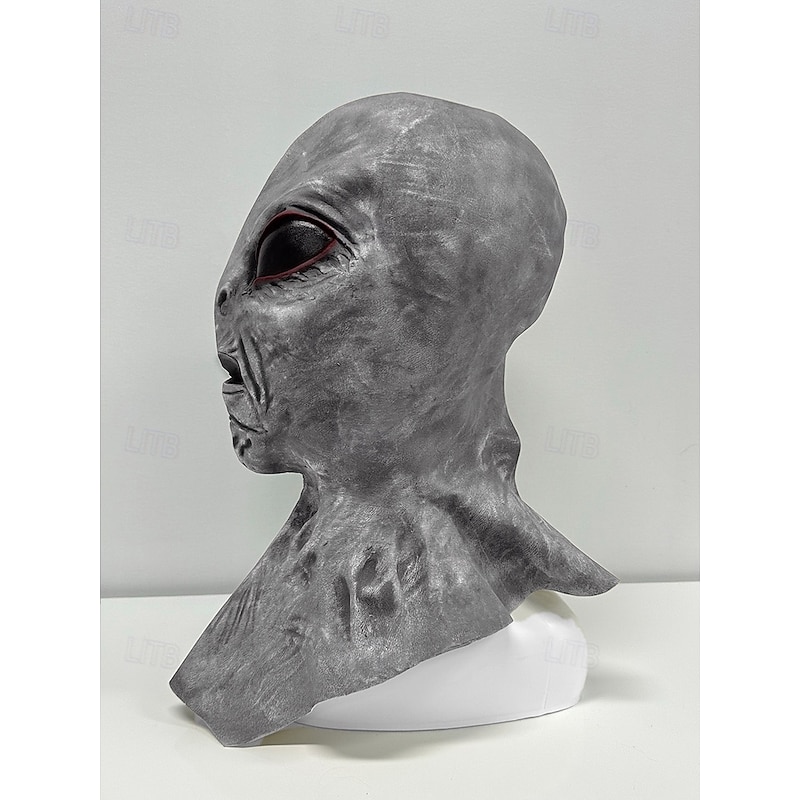 Alien Halloween Mask Halloween Props Realistic Mask Scary Costume Adults' Men's Women's Halloween Carnival Mardi Gras Easy Halloween Costumes Dress Up4