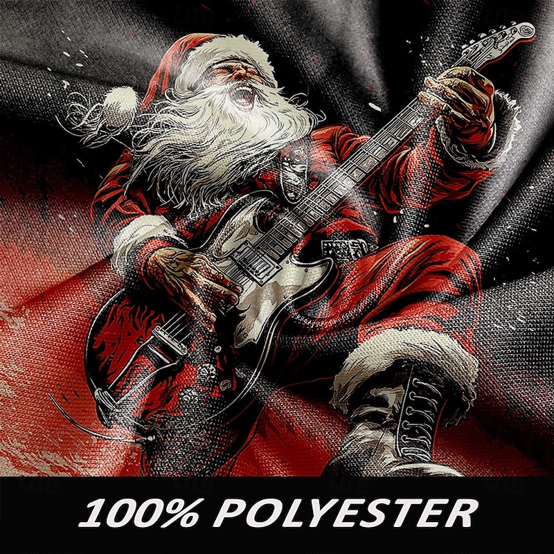 Men's Santa Claus Hoodie Hoodies Sweatshirt Fashion Cowboy Long Sleeve Hooded Christmas Travel Festival Red Pocket 3D Print Fall Winter Designer3