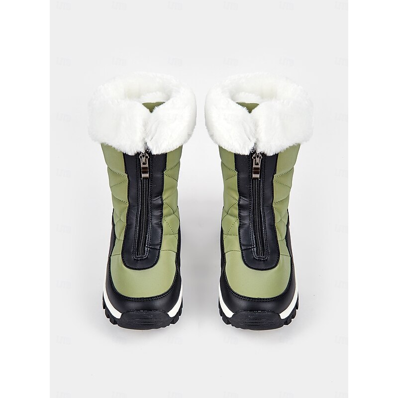 Women's Winter Snow Boots with Faux Fur Lining – Waterproof, Insulated, and Rugged Sole for Cold Weather Outdoor Activities4