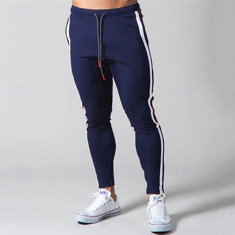 Men's Joggers Sweatpants Running Pants Athletic Pants GYM Pants Pocket Drawstring Pants / Trousers Outdoor Sports & Outdoor Athletic Quick Dry Lightweight Soft Marathon Running Workout Tailored Fit4