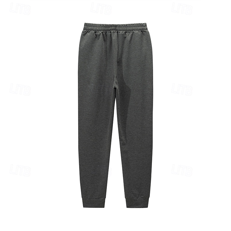 Men's Athletic Pants Sweatpants Joggers Trousers Pocket Drawstring Elastic Waist Color Block Comfort Sports Outdoor Daily Fashion Casual Black Blue Micro-elastic3