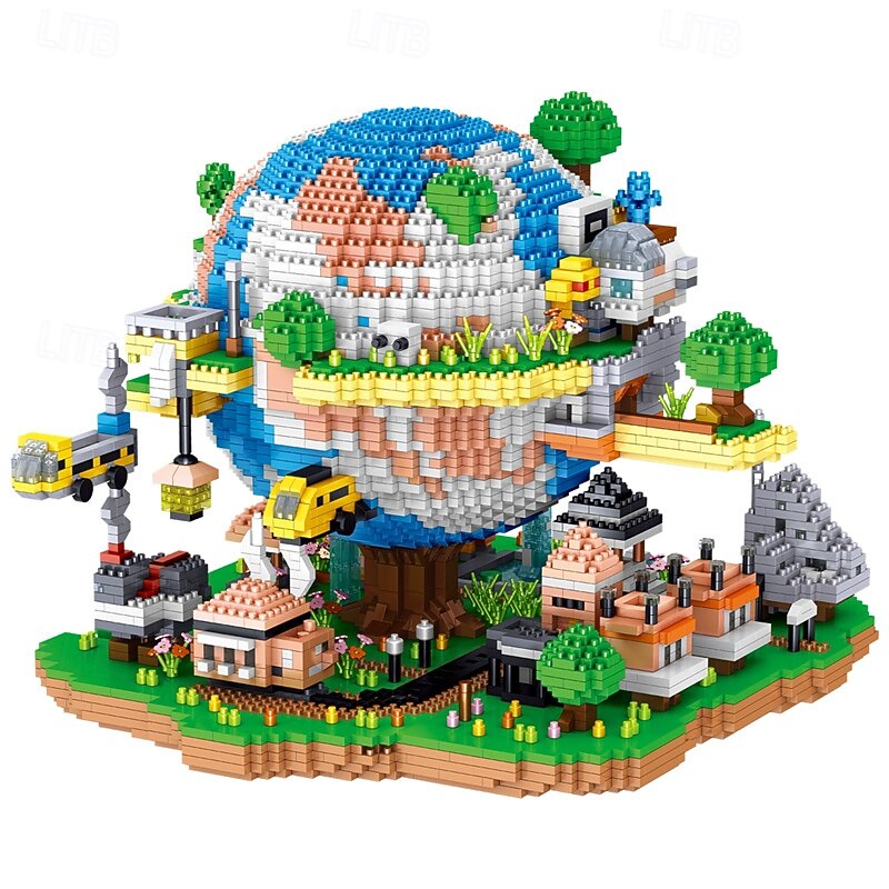 rchitecture Global Village Micro Building Blocks Set5452PCS - Architectural Model Toys Gifts for Kid and Adult