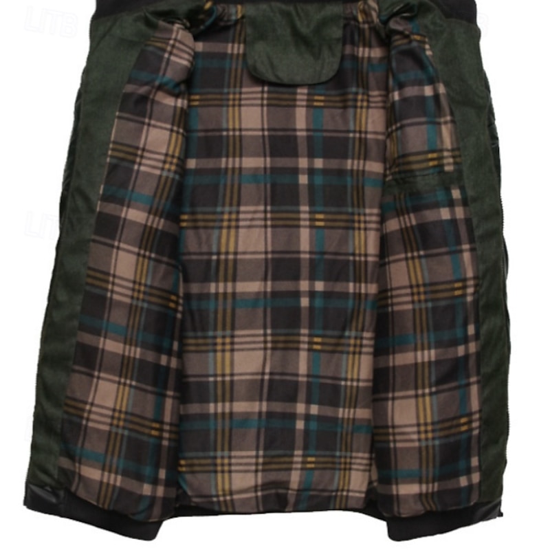 Men's Winter Jacket Puffer Jacket Quilted Jacket Padded Classic Style Polyster Pocket Outdoor Date Casual Daily Regular Fashion Casual Thermal Warm Windproof Winter Color Block Dark Grey Blue Green3