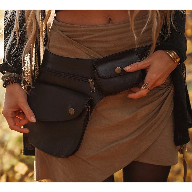 Retro Vintage Medieval Renaissance Bag Fanny Pack Pouch Fancy Dress Men's Women's Celtic Viking Fantasy Carnival Masquerade Casual Daily Adults' Bag - Main Image