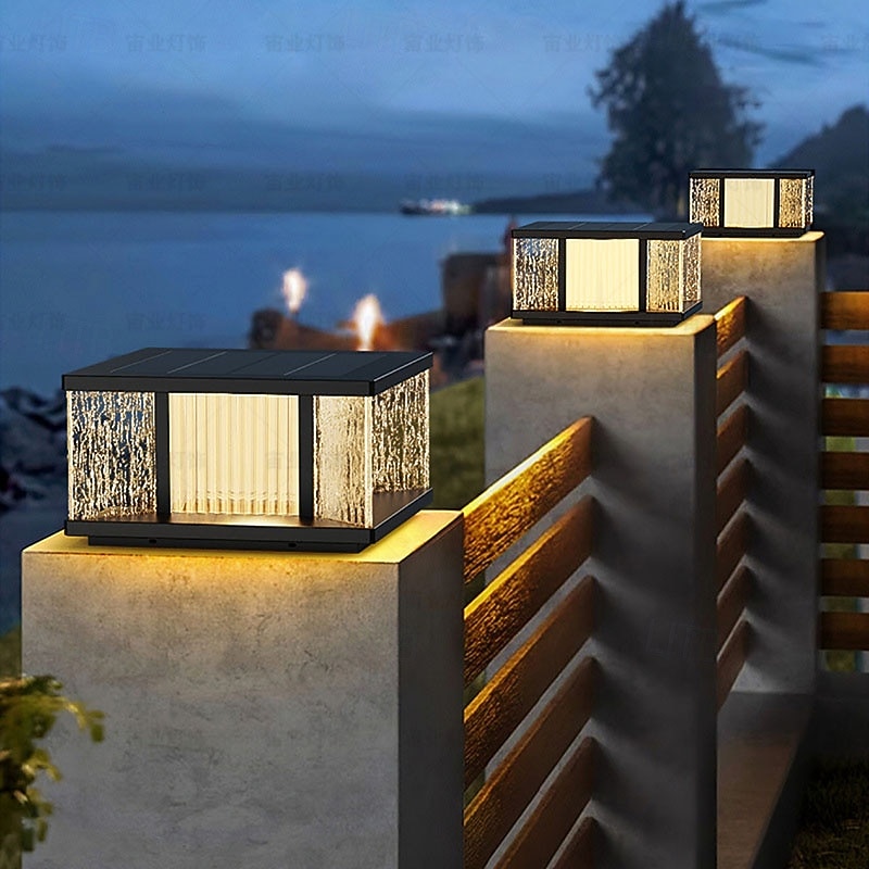 Solar Path Lights Outdoor Bright Solar Lights Outdoor Waterproof LED Solar Garden Lights Metal Landscape Lighting2