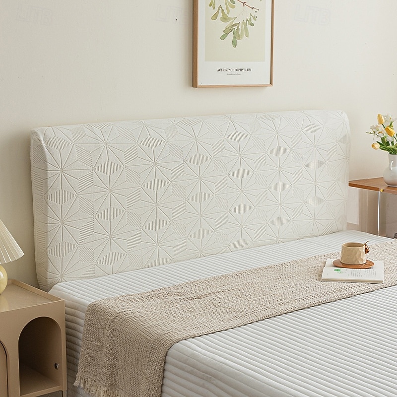 Bed Headboard Covers Bed Headboard Cover Stretch Stretchy Headboard Cover/Cover, Soft Printed Velvet Fabric, Back Protection All-Inclusive Slipcover Washable for Bedroom4