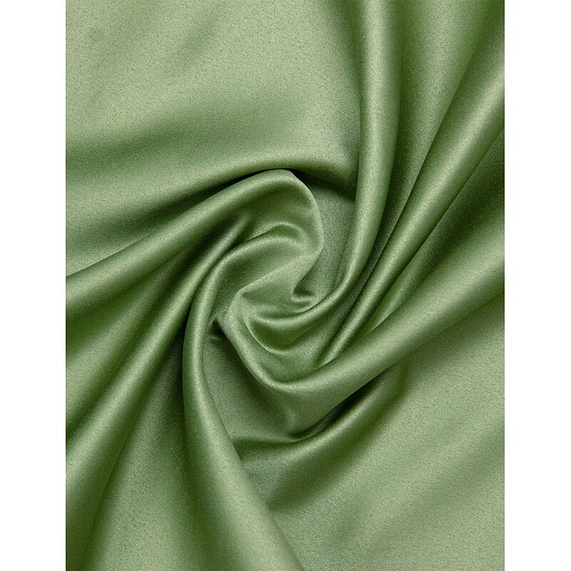 A-Line Evening Gown Elegant Dress Formal Floor Length 3/4 Length Sleeve V Neck Pocket Satin with Slit3