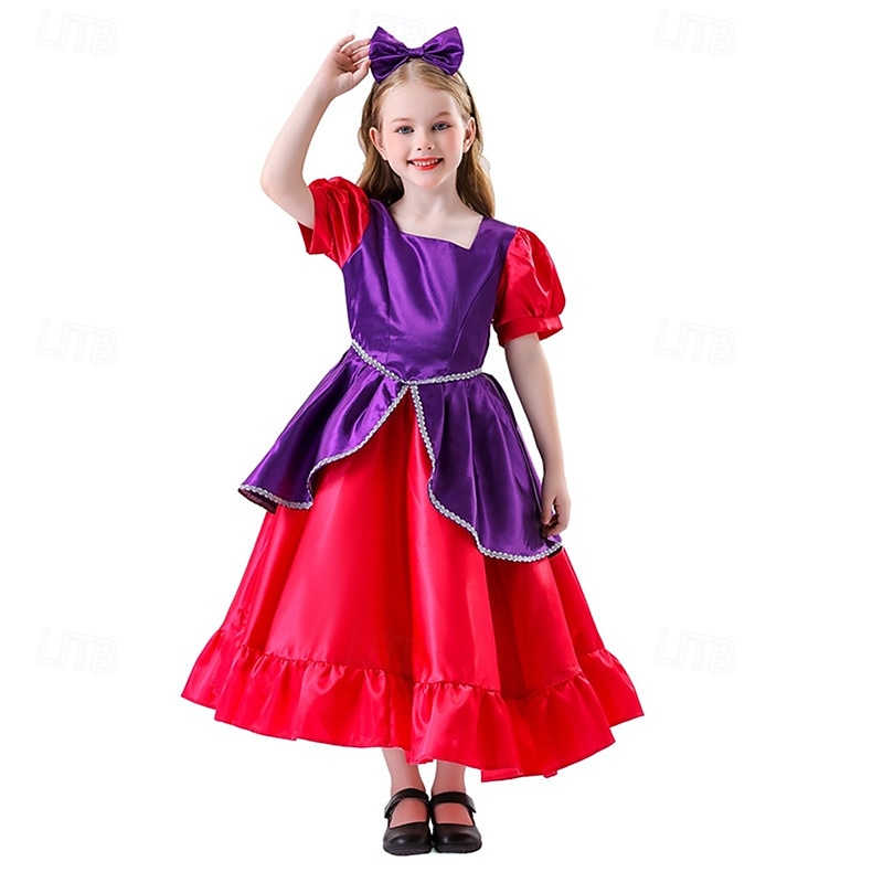 Princess Halloween Masquerade Kid's Girls' Halloween Easy Halloween Costumes Dress Up3