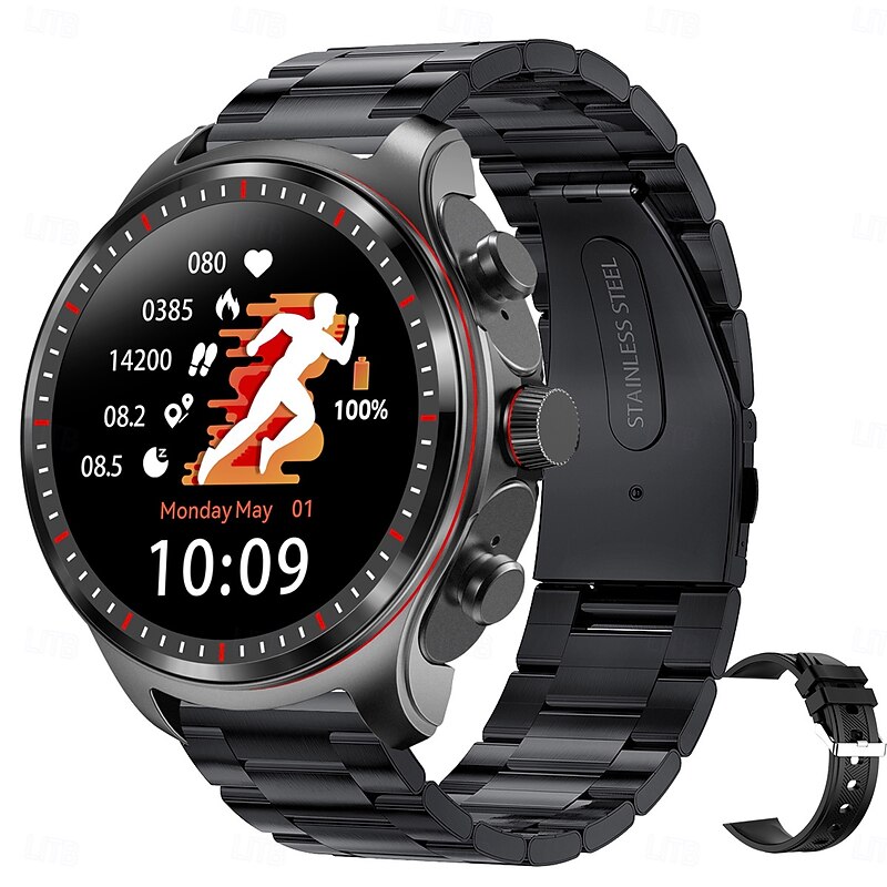 Imosi 1.53 inch Smart Watch Bluetooth Call Pedometer Earphones 2 In 1 Earbuds Local Music Playback TWS Bluetooth Wireless Sports Headset Smartwatch2