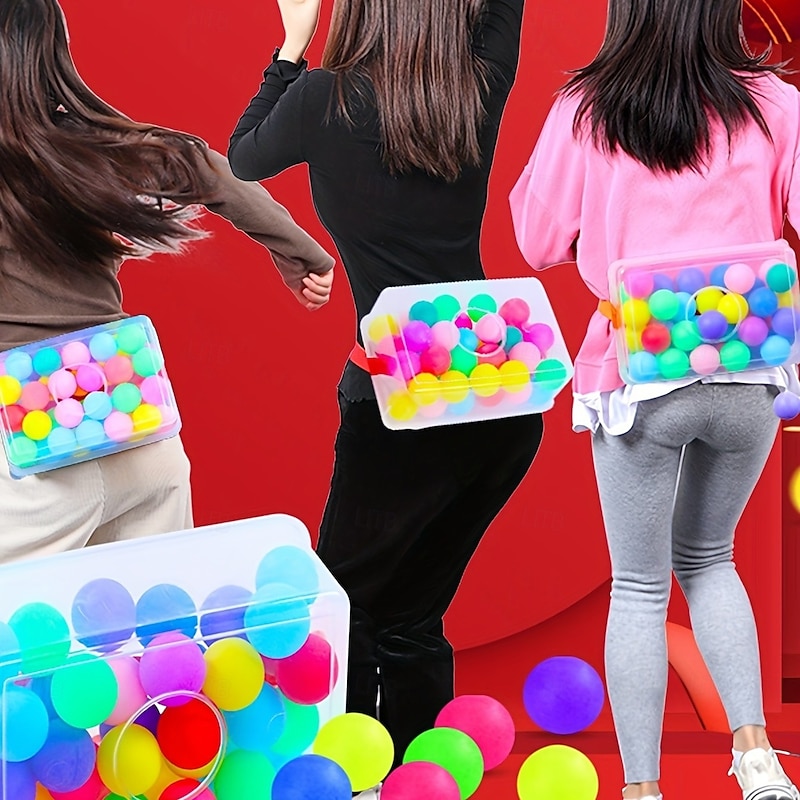Shake Ball Box Game Set - Fun Family Game Props for Outdoors and Indoors Play - Wedding Birthday Summer Holiday Party Supplies Theme Decorations and Entertainment2
