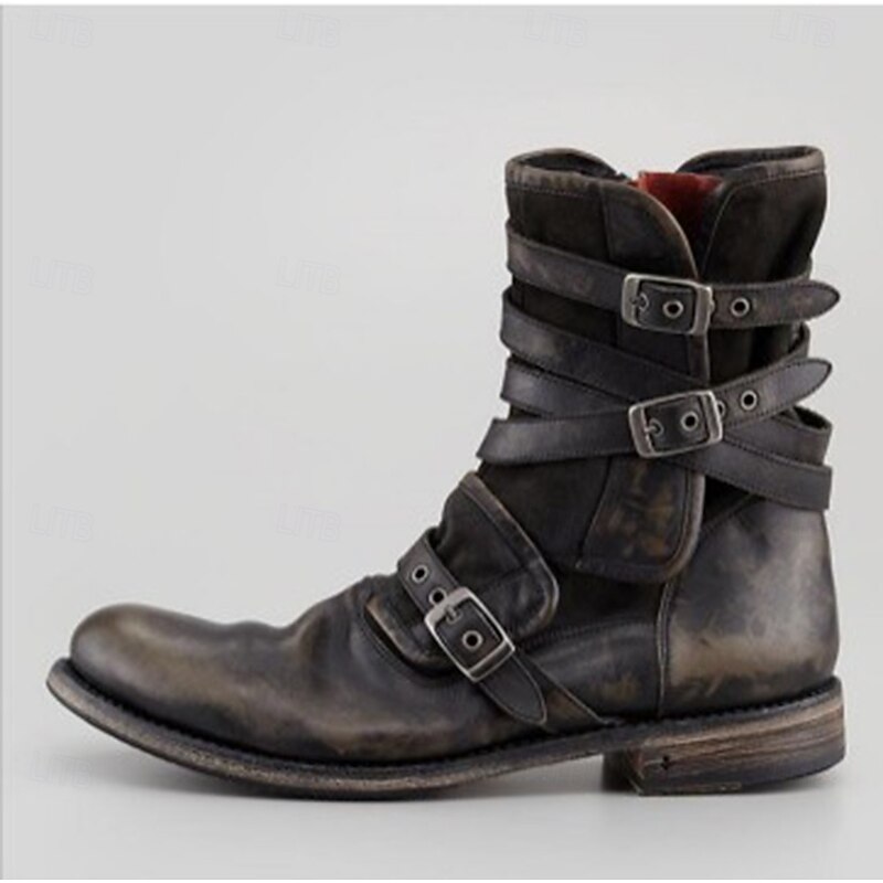 Punk & Gothic Shoes Chelsea Boots Cosplay Fancy Dress Men's Carnival Masquerade Party / Evening Adults' Shoes3