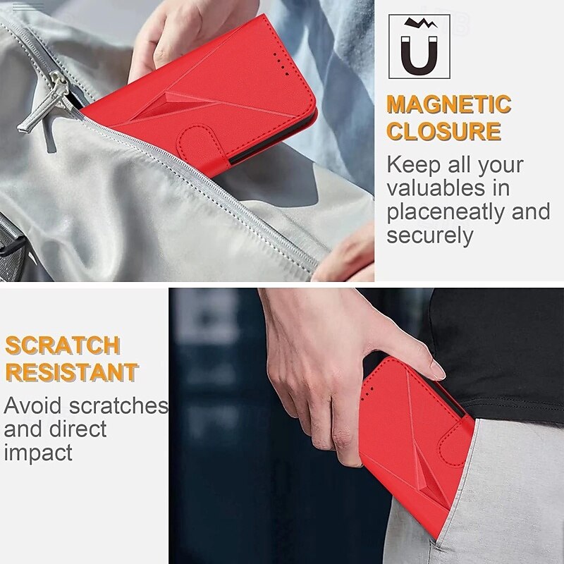 Phone Case For Pixel 9 Pro Pixel 9 Pro XL Pixel 8 Pro Pixel 8 Pixel 9 Pixel 7 Pixel 7 Pro Pixel 6 Pixel 6 Pro Flip Cover with Stand Holder with Wrist Strap Card Slot Retro TPU PU Leather4