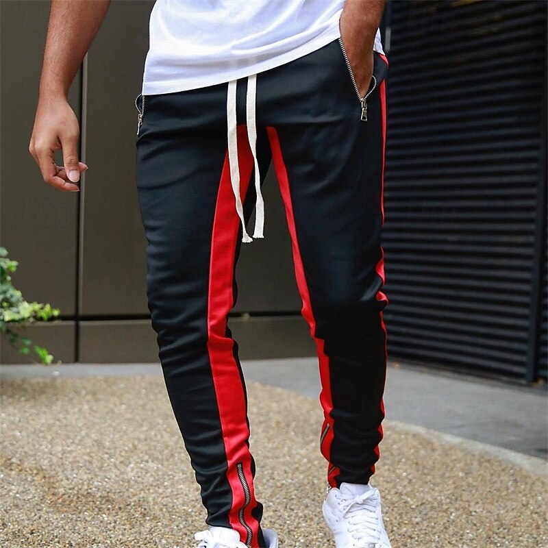 Men's Joggers Sweatpants Running Pants Athletic Pants GYM Pants Drawstring Zipper Pocket Pants / Trousers Outdoor Sports & Outdoor Athletic Quick Dry Lightweight Soft Marathon Workout Walking2