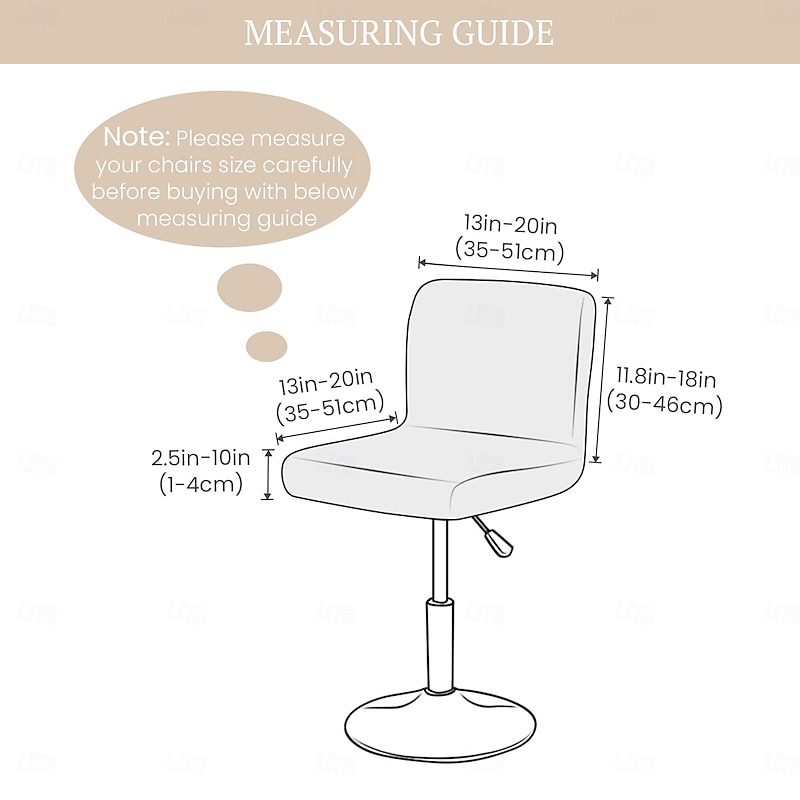 2 Pcs Stretch Bar Stool Cover Pub Counter Stool Chair Slipcover Square Swivel Barstool Burgundy Red Chair Cover for Dining Room Cafe Seat Cover Protectors Non Slip with Elastic Bottom2