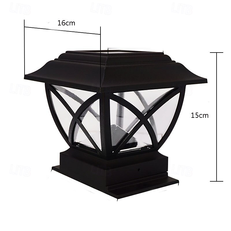 Pillar Lamp Garden Posts Caps Lighting Landscape LED Lights Post Light 110-240V4