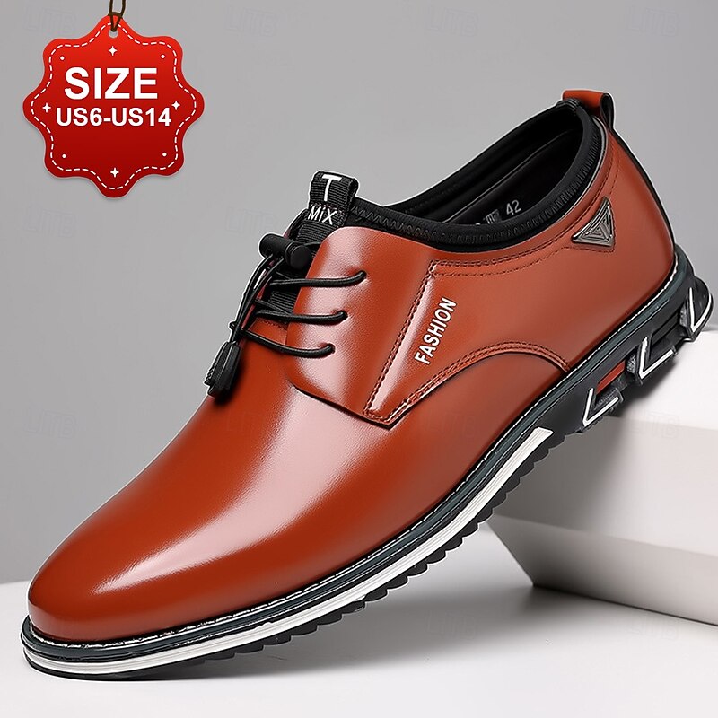 Men's Stylish Brown Lace-Up Casual Shoes – Comfortable Slip-On Sneakers for Everyday and Semi-Formal Wear