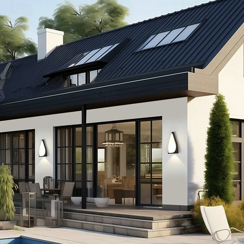 Modern Wall Lights Outdoor Wall Light Metal Wall Light 110-240V 10W4