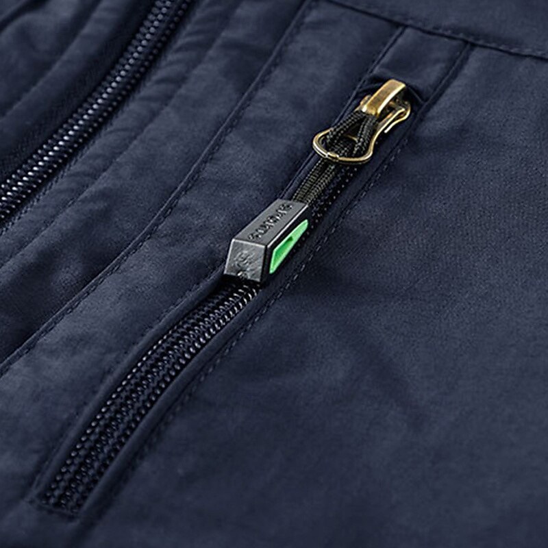 Men's Hiking Vest Hiking Fleece Vest Sleeveless Vest Outdoor Thermal Warm Fleece Lining Comfortable Winter Pocket Polyester Black Army Green Khaki Hunting Fishing Climbing3