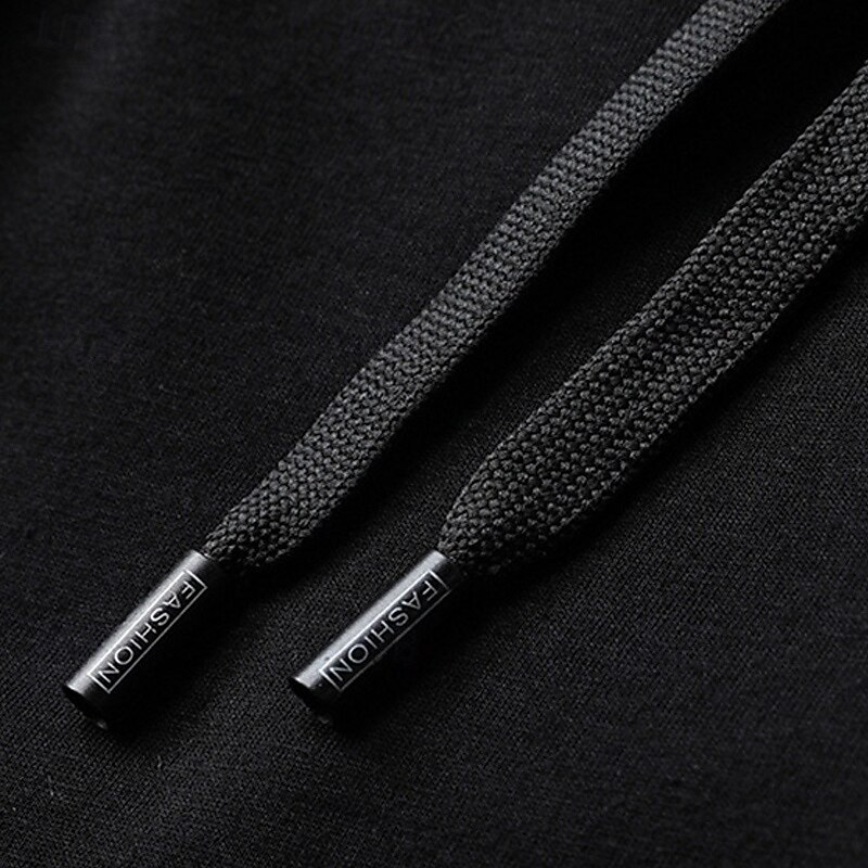Men's Athletic Pants Fleece Pants Sweatpants Winter Pants Trousers Pocket Drawstring Elastic Waist Plain Comfort Warm Sports Outdoor Daily Fashion Casual Black Dark Blue Micro-elastic3