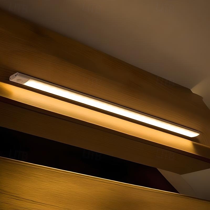 Under Cabinet Lighting, LED Motion Sensor Cabinet Light, Wireless USB Rechargeable Closet Light, Under-Counter Lighting for Closets, Cupboards & Stair3