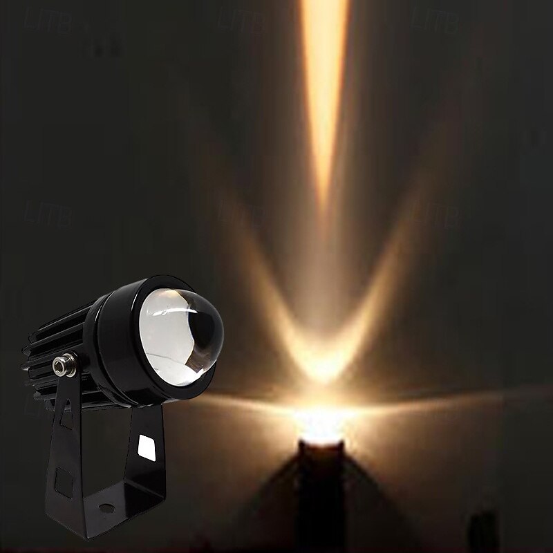 5W Outdoor LED Spotlight, Red, Green, Blue RGB Landscape Lighting, IP66 Waterproof Wall Light for Garden and Pathway 220V for Halloween2