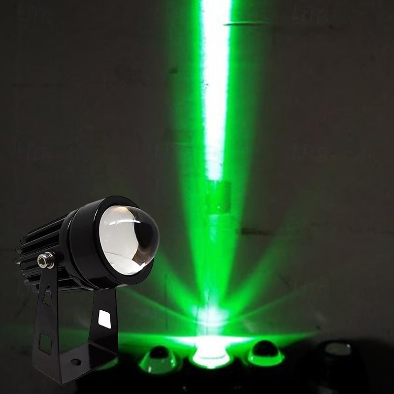 5W Outdoor LED Spotlight, Red, Green, Blue RGB Landscape Lighting, IP66 Waterproof Wall Light for Garden and Pathway 220V for Halloween3