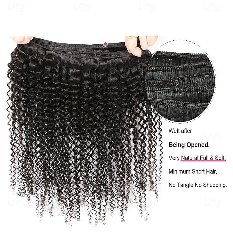 Kinky Curly Bundles 3 Bundles Hair Weaves  Brazilian Human Hair Bundles Extensions3