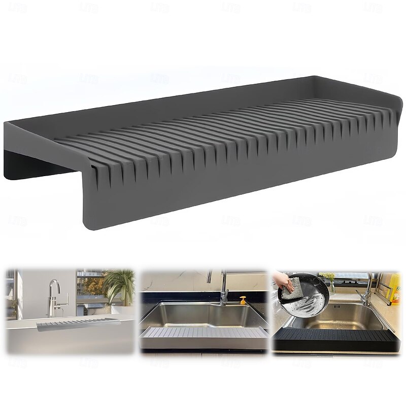 Silicone Sink Edge Protectors, Kitchen Sink Splash Guards, 4