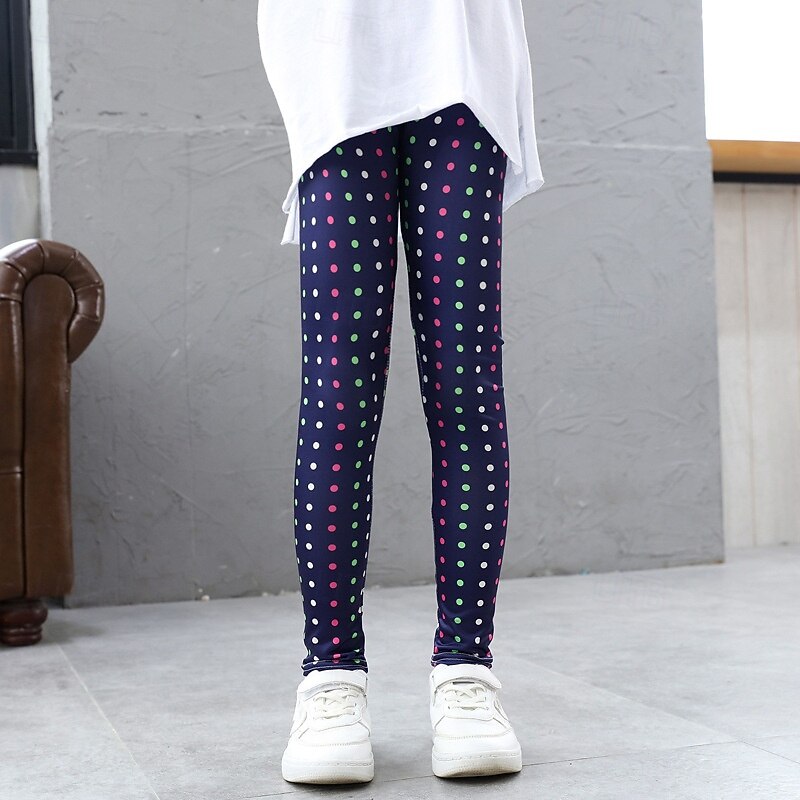 Girls' 3D Graphic Pants Leggings Summer Spring Active Basic Kids 4-12 Years Outdoor Casual Daily Regular Fit3