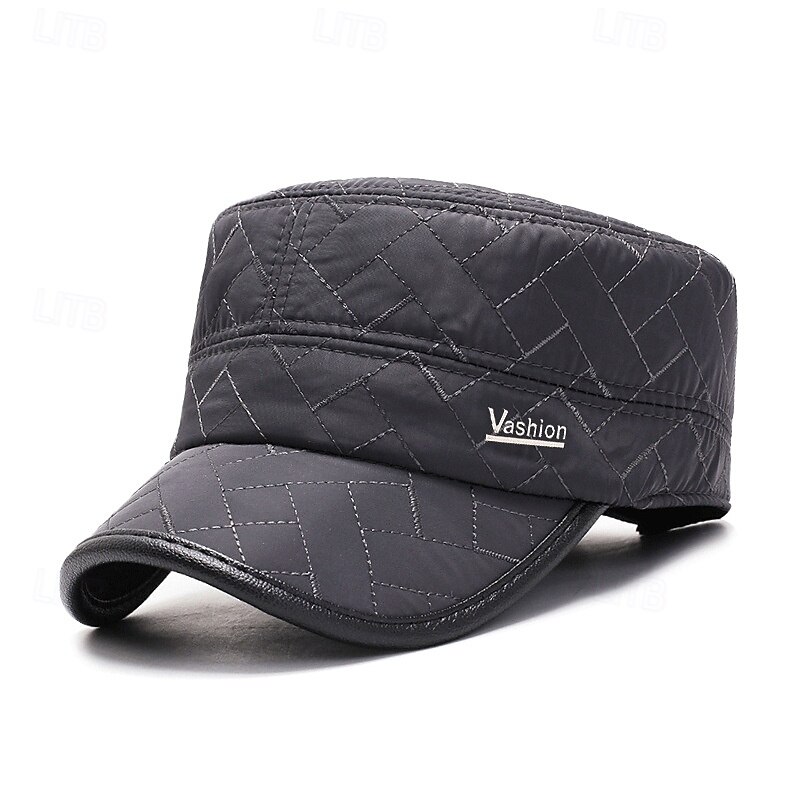 Men's Flat Cap Baseball Cap Sun Hat Black Blue Cotton Embroidered Fashion Casual Street Daily Letter Adjustable Sunscreen Breathable3