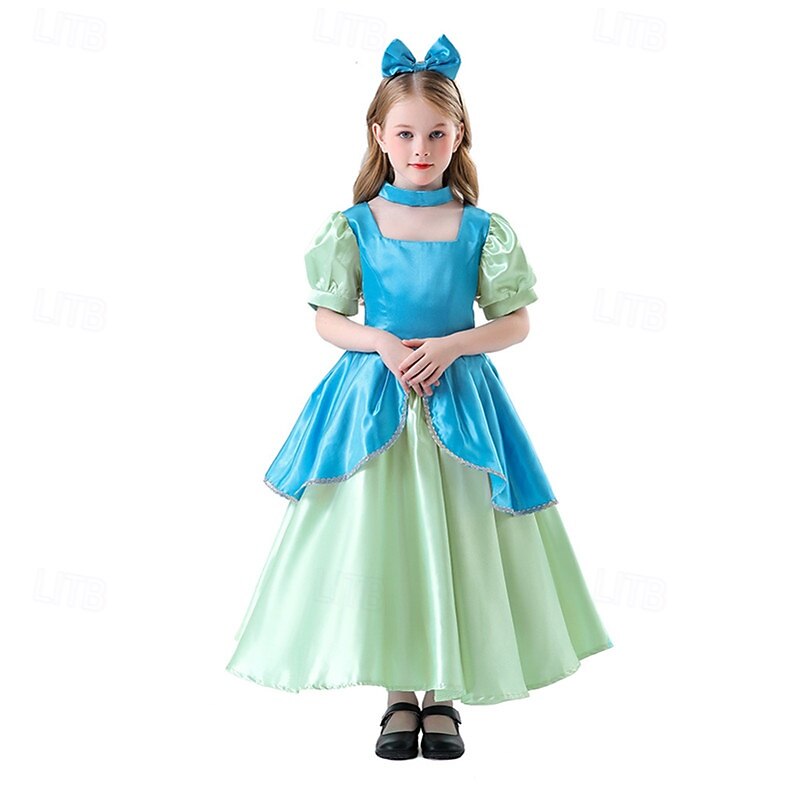 Princess Halloween Masquerade Carnival Costume Kid's Girls' Performance Halloween Easy Halloween Costumes Dress Up3