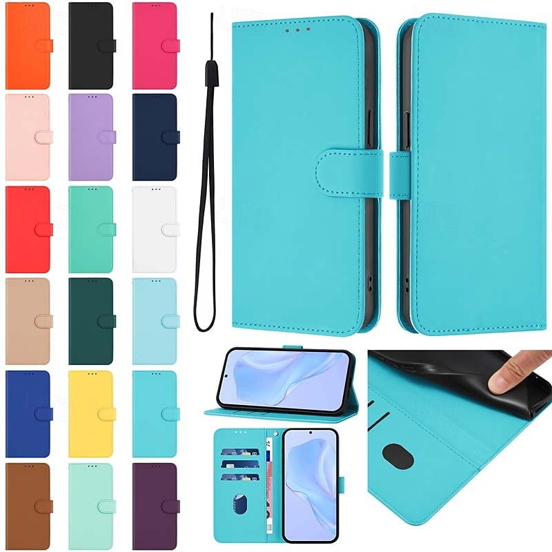 Phone Case For iPhone 17 Pro Max 17 Air 16 15 14 Pro Max Plus 16e 13 12 11 Pro Max Mini Flip Cover with Stand Holder Magnetic Support Wireless Chargin