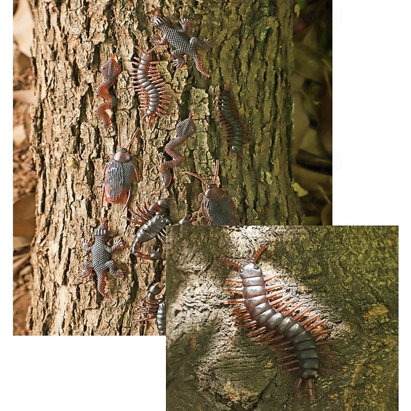 Plastic Realistic Prank Toys, Fake Scorpion, Centipede, Lizard, Snake Insect Props, Creepy Halloween, April Fool's Day Joke Accessories4