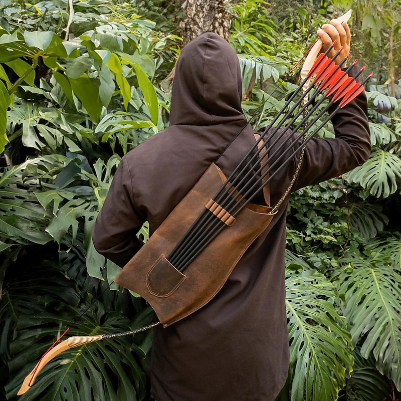 Punk & Gothic Medieval Renaissance Cosplay Costume Quiver Warrior Knights Templar Vikings Fancy Dress Men's Women's Viking Fantasy Masquerade Performance Party Renaissance Fair Adults' More