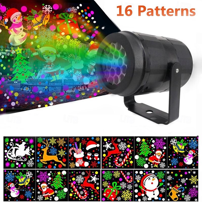 Projector Light Aurora Light Night Light LED Night Light 360Adjustable Laser Light Projector Party Christmas Gift Multi-colors