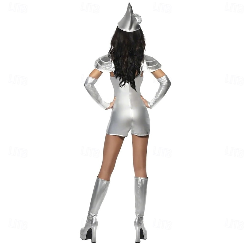 Cosplay Tin Man Cosplay Costume Sexy Costume Movie Cosplay for Women's Adults' Carnival Performance Party3