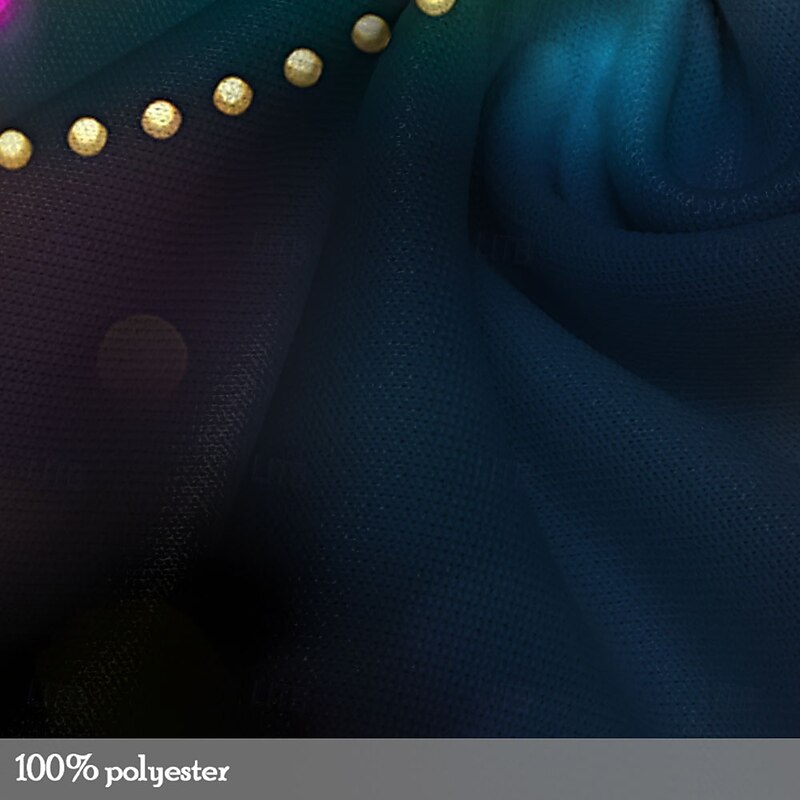 Men's Sweatpants Joggers 3D Print Lanterns Full Length Christmas Party Daily Holiday Casual Deep Blue Micro-elastic3