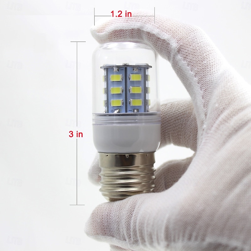 E26 LED Refrigerator Bulb 3W 120V 400LM 40W Equivalent Frigid-aire Bulb 2-Pack2