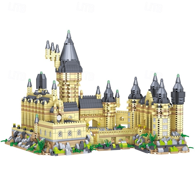 2800PCS Micro Mini Blocks Magic Castle Building Blocks ToysCreative Ideals Hog Tower Building Sets Best Choice for 14 Boys Girls or Adults