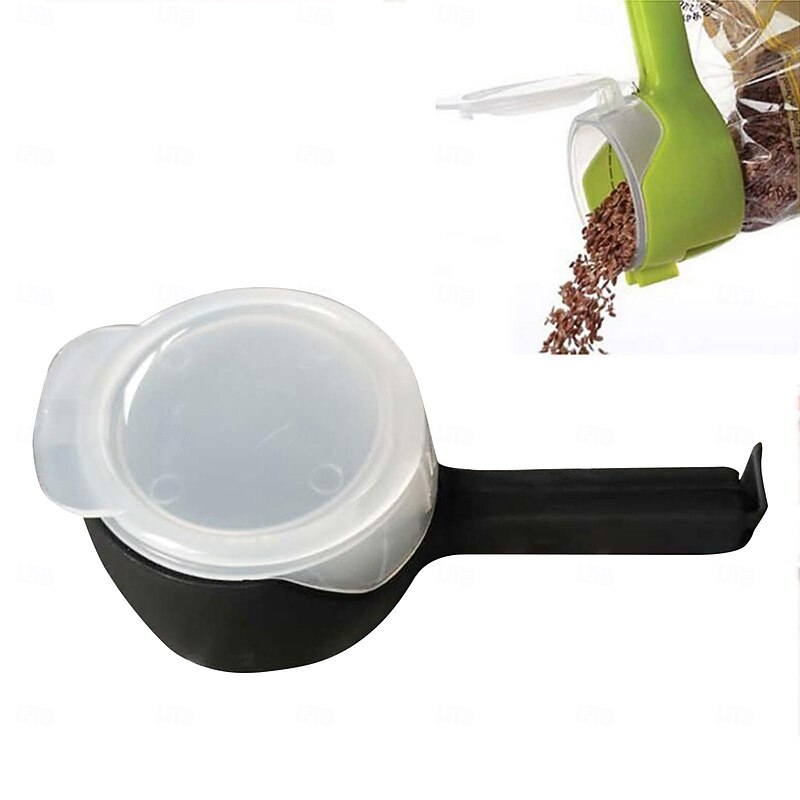 Bag Clips for Food,Food Storage Sealing Clips with Pouring Spouts, Bag Clips for Food,Chip Bag Clips,Plastic Cap Food Clips, Great for Organizing and Storing Food in the Kitchen3