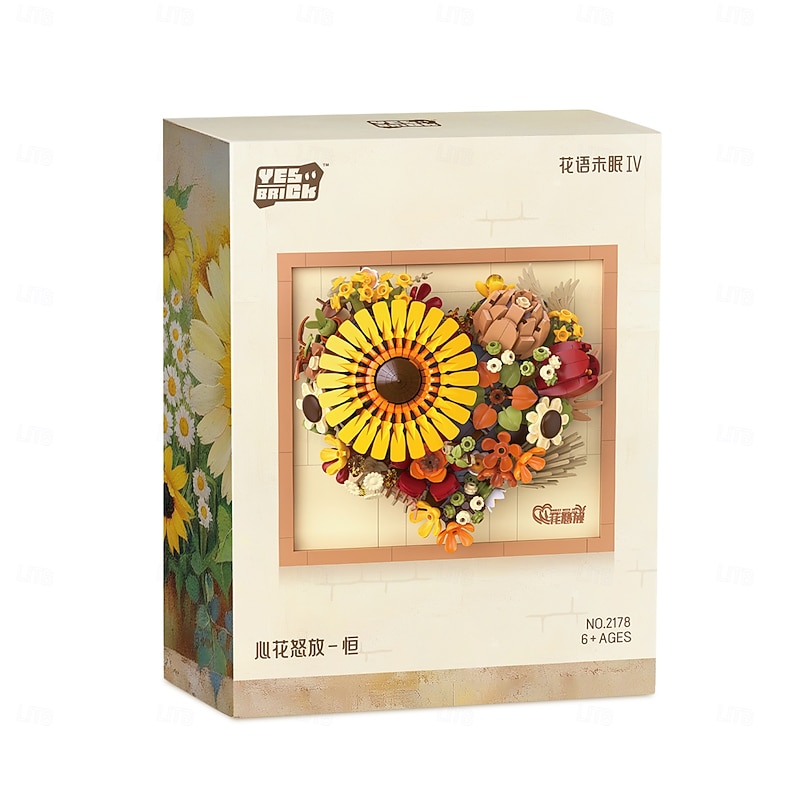 Category Building Blocks FlowerFeatures Creative Decompression Toys Parent-Child InteractionMaterial Plastic ShellQuantity (pcs) 727Age Group TeenagerGender for Child3