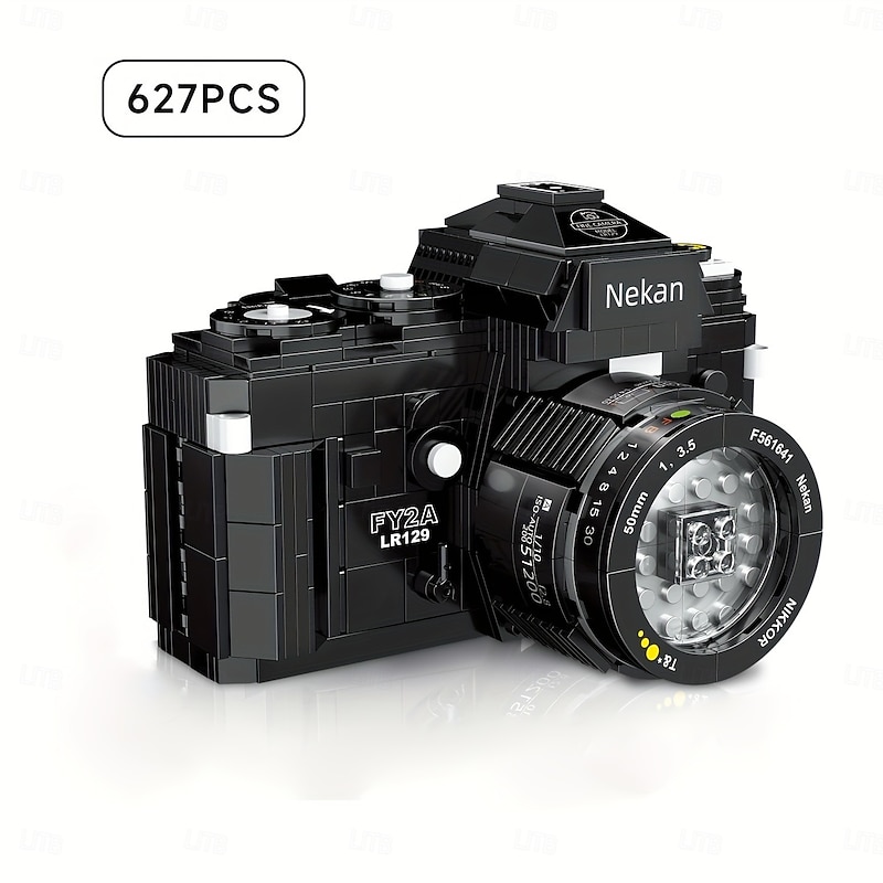 627pcs Miniature Building Blocks SLR Digital Camera Small Particles Building Blocks Creative Three-dimensional Model Gift For Boy Halloween/Thanksgiving Day/Christmas gift3