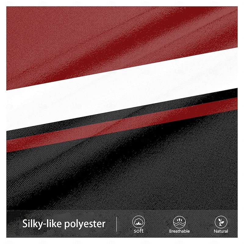 Men's Stripe Rugby Polo Rugby Polo Shirts Long Sleeve Polo Shirts Collar Business Casual Formal Vacation Dailywear 3D Print Buttons Spring Fall & Winter Black3