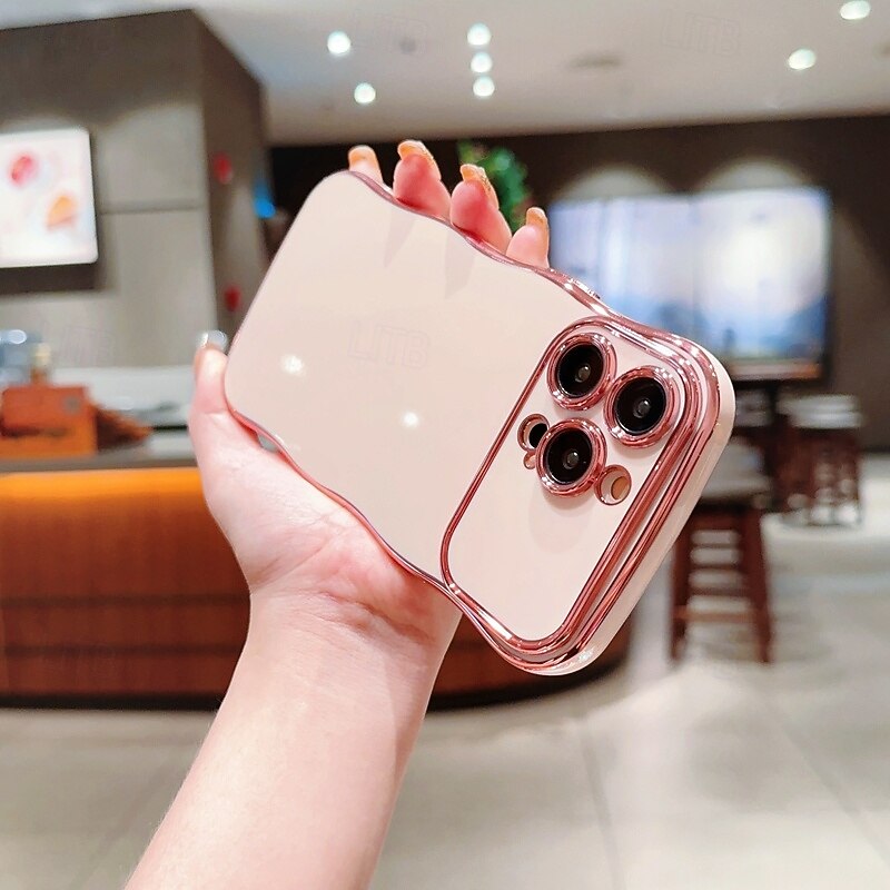 Phone Case For iPhone 17 Pro Max 17 Air 15 14 Pro Max Plus 13 12 11 Pro Max Back Cover Shockproof Retro Plating3